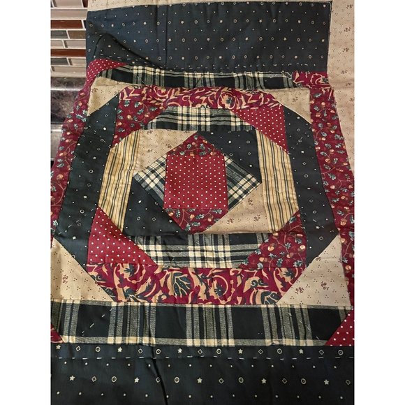 2 Pillow Shams From The Smokey Mountains Quilted 21 x 27 inches  #1277 - Picture 1 of 6